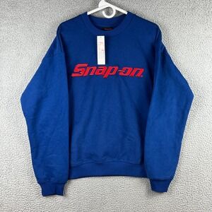 NWD - Snap On Tools Sweatshirt Adult Medium Blue Red Embroidered Logo
